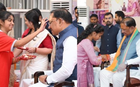 राखी के बहाने साय का महिला सशक्तिकरण पर जोर, बोले- बहनों को लाभार्थी नहीं, विकास का भागीदार बना रहे