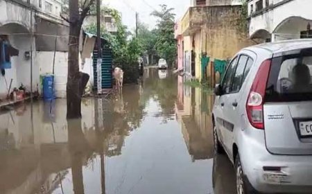 सेजबहार में नाला बना मुसीबत, घरों में घुसा गंदा पानी