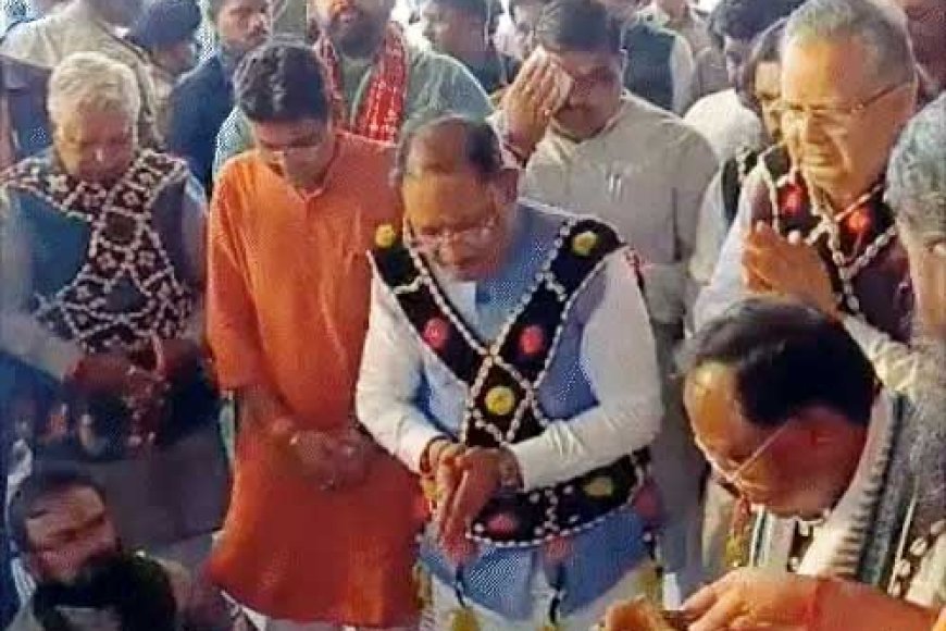 हरेली तिहार पर मुख्यमंत्री निवास में सजी छत्तीसगढ़ी परंपरा की रंगत