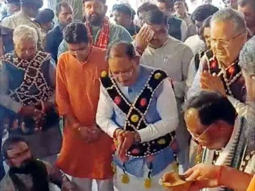 हरेली तिहार पर मुख्यमंत्री निवास में सजी छत्तीसगढ़ी परंपरा की रंगत