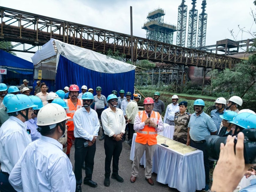 BSP में केमिकल आपदा से निपटने का अभ्यास, SDRF-NDRF ने परखी तैयारियां