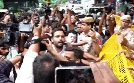 CJP का थाने पर 3 घंटे प्रदर्शन, संजय कुमार से मारपीट मामले में गिरफ्तारी की मांग