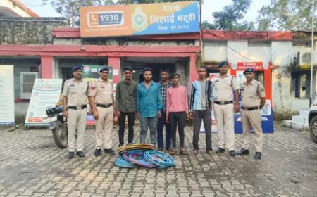 प्लांट की सुरक्षा में सेंध की कोशिश, 5 पकड़े