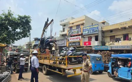 शहर की सड़कों पर मनमानी पार्किंग और नो-एंट्री पर सख्ती