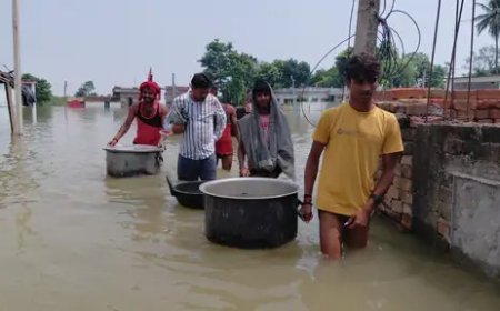बिहार में 35.89 लाख लोग बाढ़ से प्रभावित, नदियों का बढ़ा दबाव