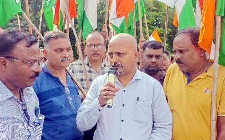 बीएसपी कर्मचारियों ने उठाई लंबित मांगों के निराकरण की आवाज