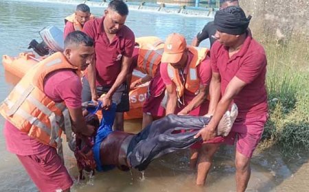 नदी में डूबे युवक का शव बरामद, एसडीआरएफ ने चलाया सर्च ऑपरेशन