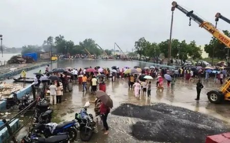 महादेवघाट में आस्था का सैलाब, 1705 गणपति प्रतिमाएं विसर्जित