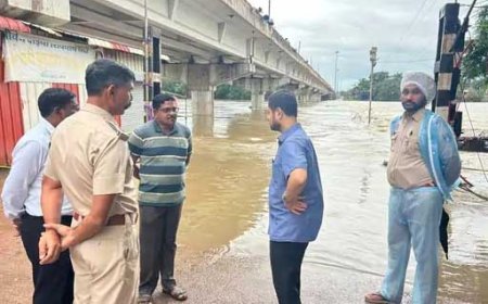 शिवनाथ उफान पर, दुर्ग में रातभर चला रेस्क्यू; 160 से ज्यादा लोगों को सुरक्षित निकाला