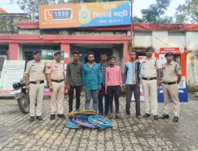 प्लांट की सुरक्षा में सेंध की कोशिश, 5 पकड़े