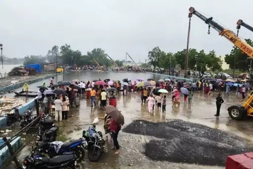 महादेवघाट में आस्था का सैलाब, 1705 गणपति प्रतिमाएं विसर्जित