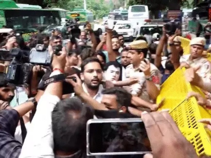 CJP का थाने पर 3 घंटे प्रदर्शन, संजय कुमार से मारपीट मामले में गिरफ्तारी की मांग