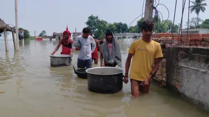 बिहार में 35.89 लाख लोग बाढ़ से प्रभावित, नदियों का बढ़ा दबाव