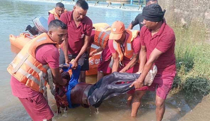 नदी में डूबे युवक का शव बरामद, एसडीआरएफ ने चलाया सर्च ऑपरेशन