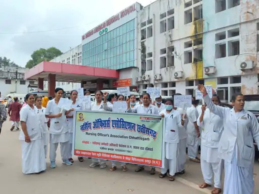 नर्सिंग संवर्ग की मांग पर बढ़ा दबाव, ग्रेड-पे लागू नहीं हुआ तो प्रदेशव्यापी हड़ताल की चेतावनी