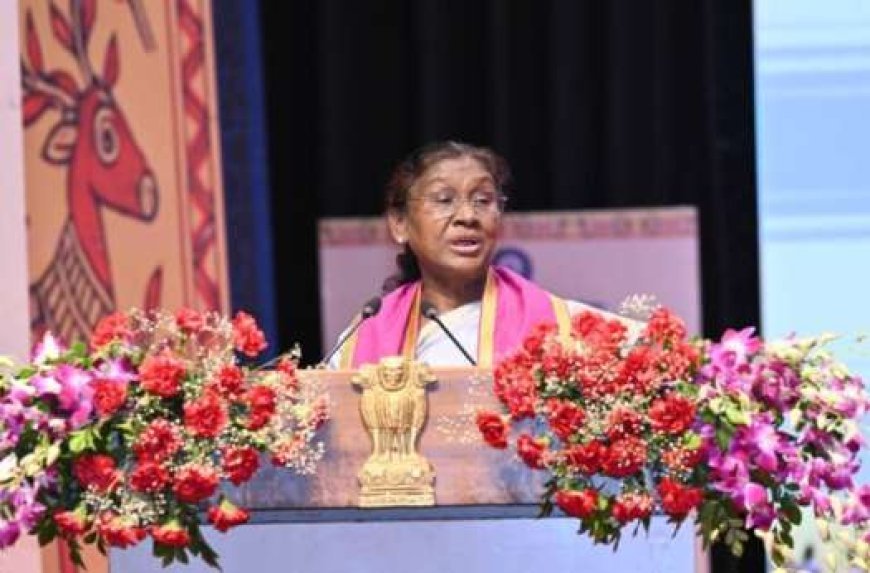 राष्ट्रपति द्रौपदी मुर्मू ने छात्रों को समझाया सेवा का महत्व, कहा- समाज के लिए करें योगदान