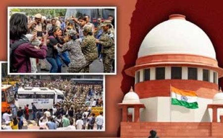 प्रदर्शनकारियों की हिरासत पर सुप्रीम कोर्ट की सख्ती, केंद्र से मांगा जवाब