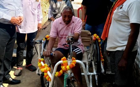 शपथ का शतक: सेवा के 10वें वर्ष में 100 दिव्यांगजनों को मिली ट्राइसाइकिल