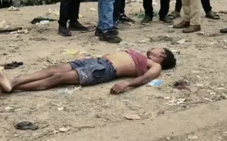 लाभांडी की बीएसयूपी कॉलोनी में युवक का शव मिला, छत से गिरने की आशंका