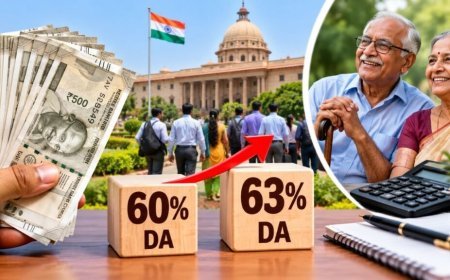 केंद्रीय कर्मचारियों का डीए 3% बढ़ा, अब बेसिक सैलरी का 63% मिलेगा