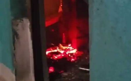 करवाचौथ पर टला बड़ा हादसा, गैस सिलेंडर फटने से घर की रसोई में आग