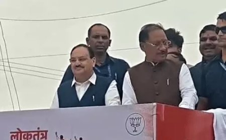 दुर्ग में SIR के समर्थन में उतरे जेपी नड्डा, बोले- चुनाव हारने पर आयोग को दोष देना विपक्ष की अराजकता