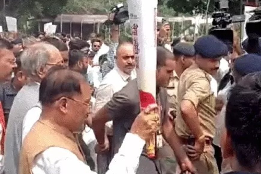 छत्तीसगढ़ में निकली सेवा ज्योति यात्रा, CM साय ने प्रज्ज्वलित की मशाल