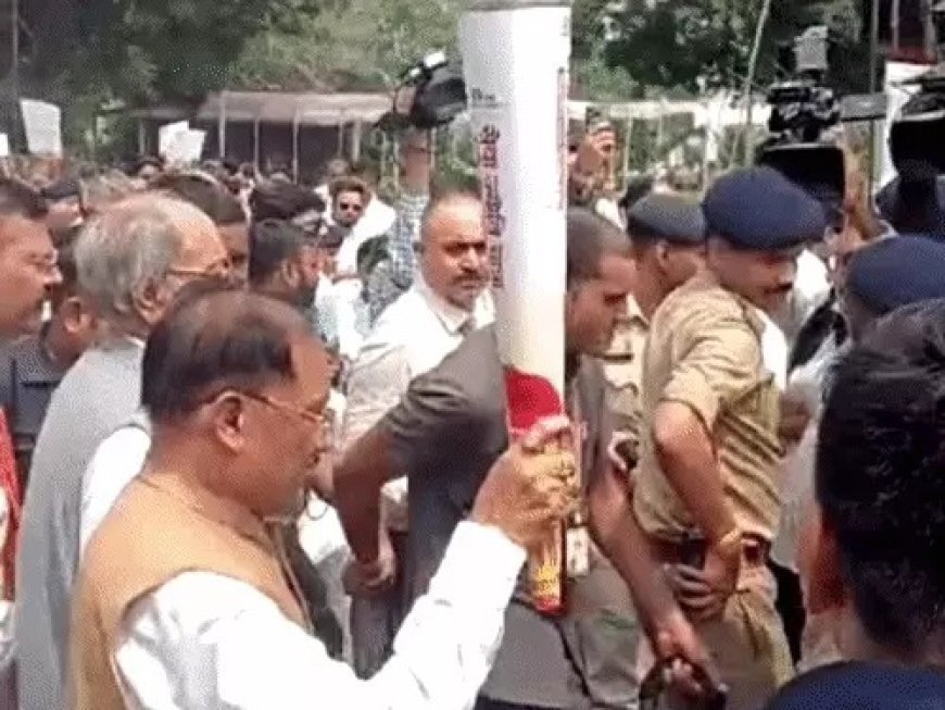 छत्तीसगढ़ में निकली सेवा ज्योति यात्रा, CM साय ने प्रज्ज्वलित की मशाल