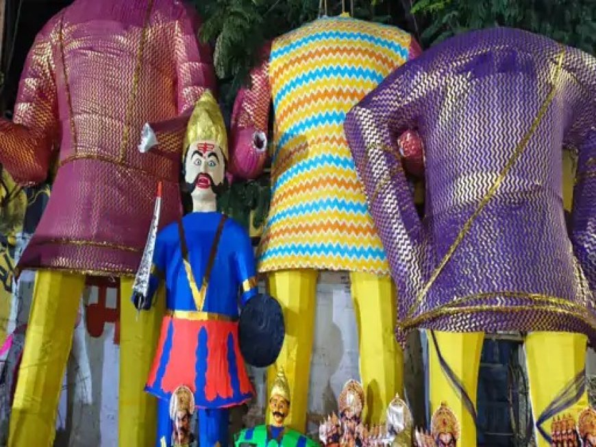 101 फीट के रावण दहन पर रहेगी नजर, रायपुर में दशहरा उत्सव की तैयारियां पूरी