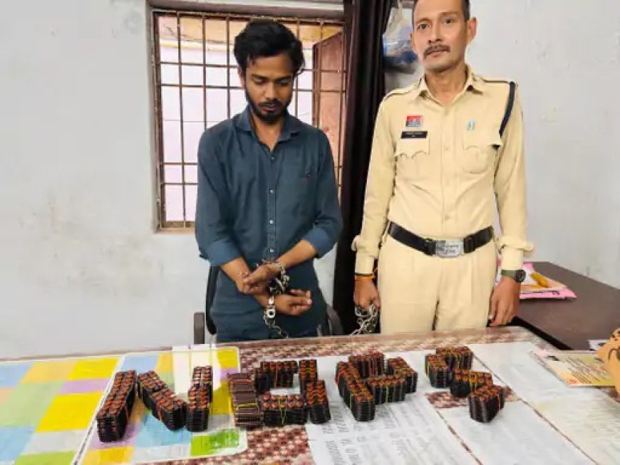 महादेवघाट के पास नशे की गोलियां बेचने निकला युवक पकड़ा, बैग से मिली 2,100 टैबलेट