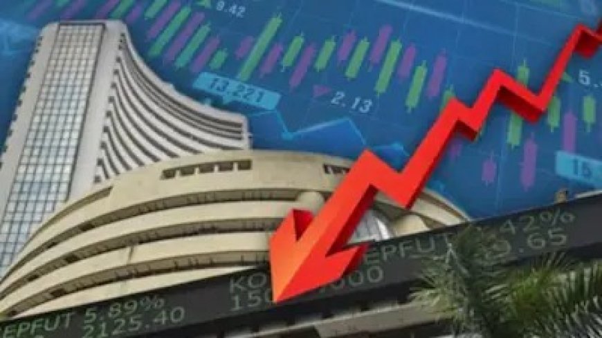 बिकवाली से शेयर बाजार में गिरावट, सेंसेक्स और निफ्टी लाल निशान में