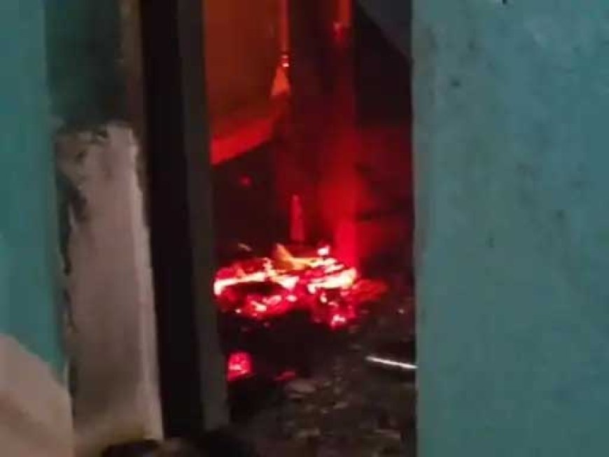 करवाचौथ पर टला बड़ा हादसा, गैस सिलेंडर फटने से घर की रसोई में आग