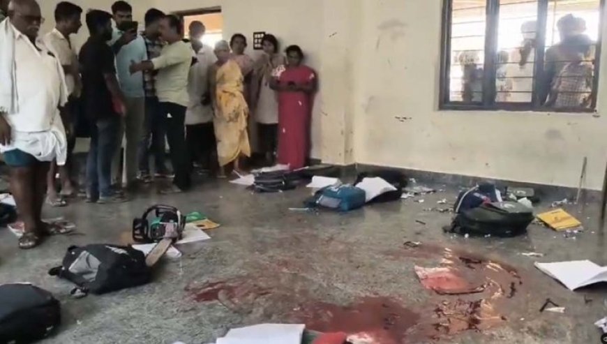 पढ़ाई के बीच मौत बनकर पहुंची चेनसॉ मशीन, दसवीं की छात्रा पर किया हमला